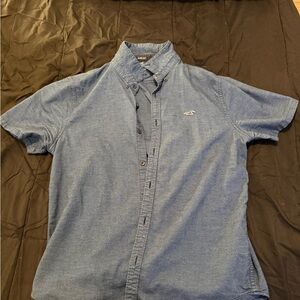 Holister Blue Short Sleeve Shirt